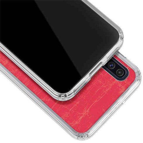 NBA Philadelphia 76ers Distressed Galaxy A50 Clear Case
